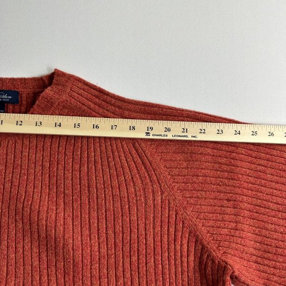 Brooks Brothers Sweater 100% LambsWool Crewneck Pullover Long Sleeve Ribbed Knit - Picture 7 of 8